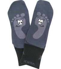 Unisex športové ponožky - 3 páry Barefootan Voxx čierna